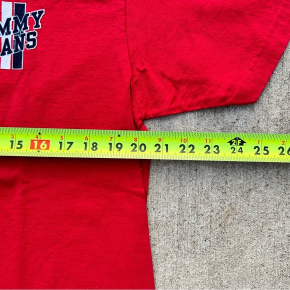 Vintage Tommy Hilfiger Jeans Men’s Medium Velvet Lettering Logo Shirt 90s Preppy - Picture 8 of 8